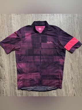 Rapha Cycling Jersey Men’s Medium Pink Purple Full Zip Road Bike